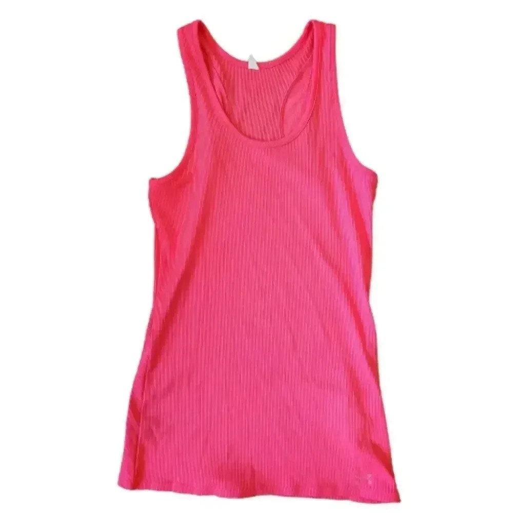 NWOT Under Armour hot pink racerback tank Size Medium